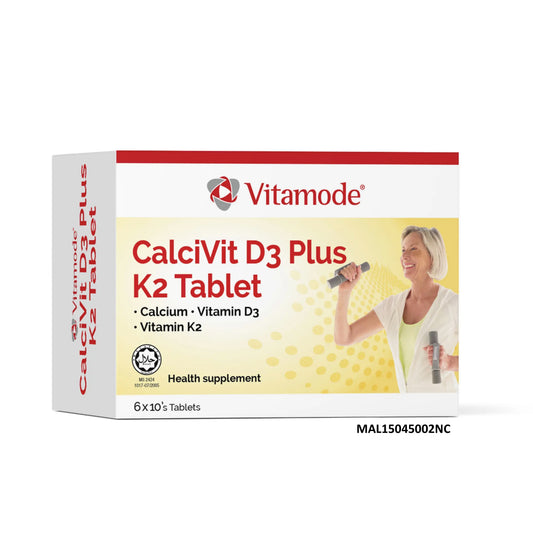 Vitamode CalciVit D3 Plus K2 Tablet 6x10's
