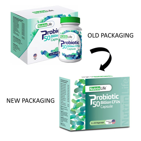 NutrinLife Probiotic 50 Billion CFUs Vegecapsule 2x30’s