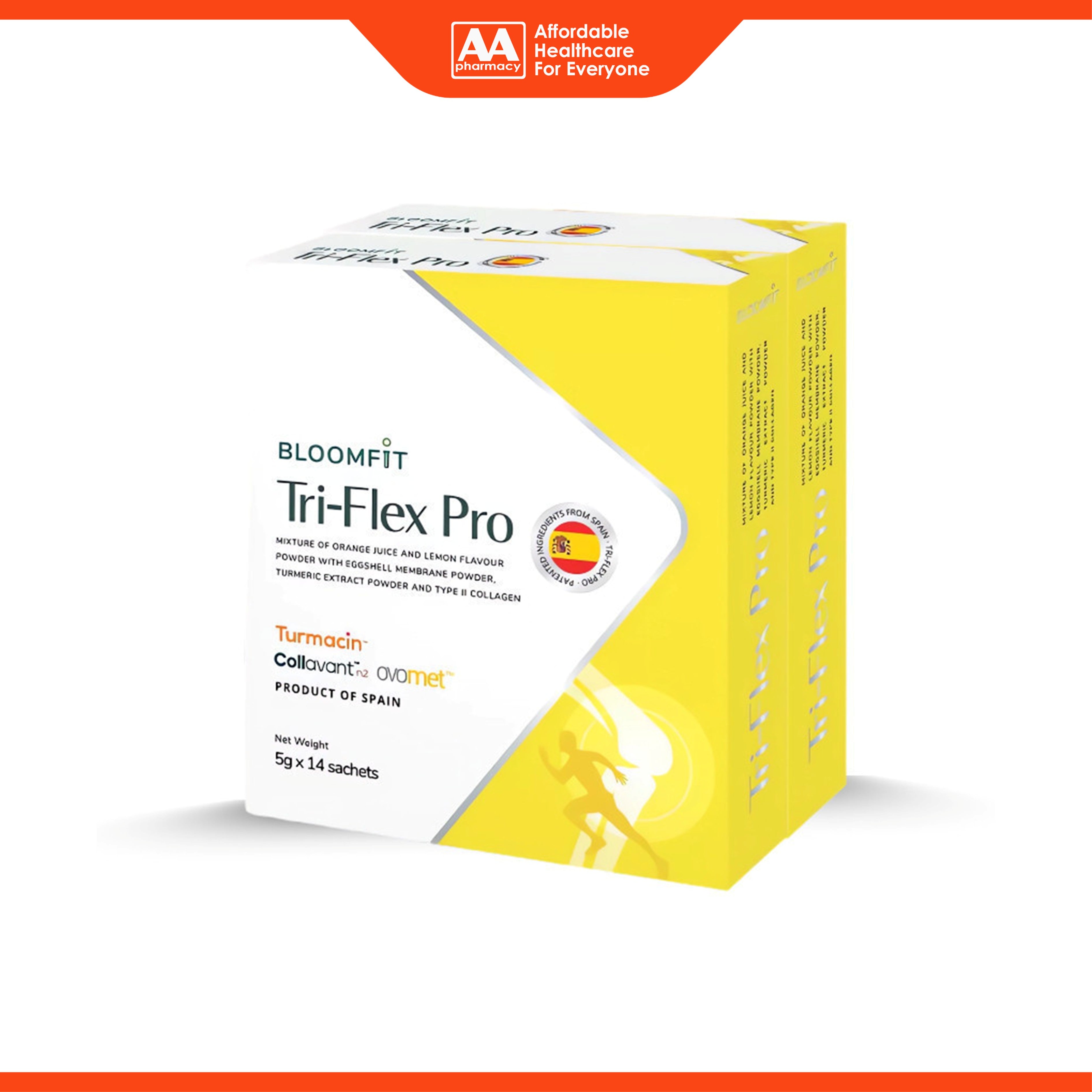 Bloomfit Tri-Flex Pro Powder Sachet 2x5gx14's