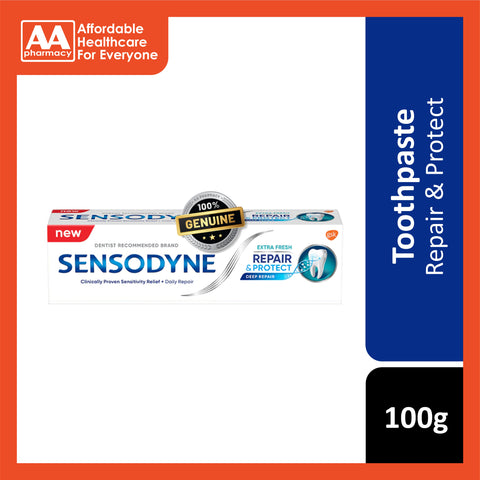 Sensodyne Toothpaste (Repair and Protect, Extra Fresh Flavour) 100g