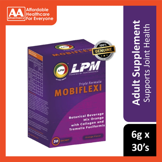 LPM Mobiflexi Triple Formula Botanical Beverage Sachet 6gx30's (Orange flavour)