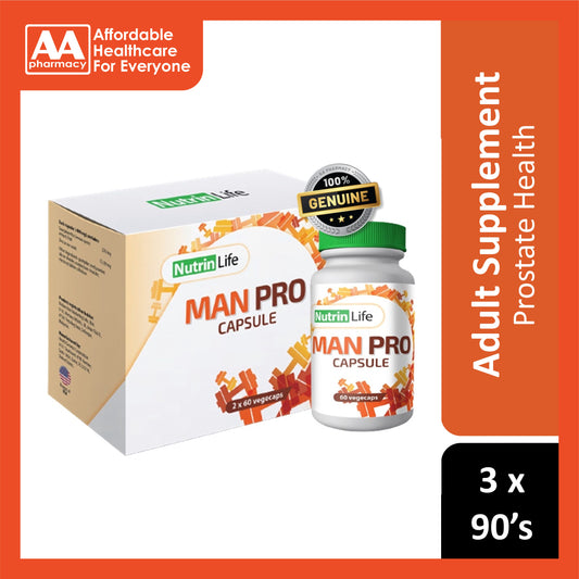 [EXP 10/2026] NutrinLife Man Pro Vegecapsule 3x60's