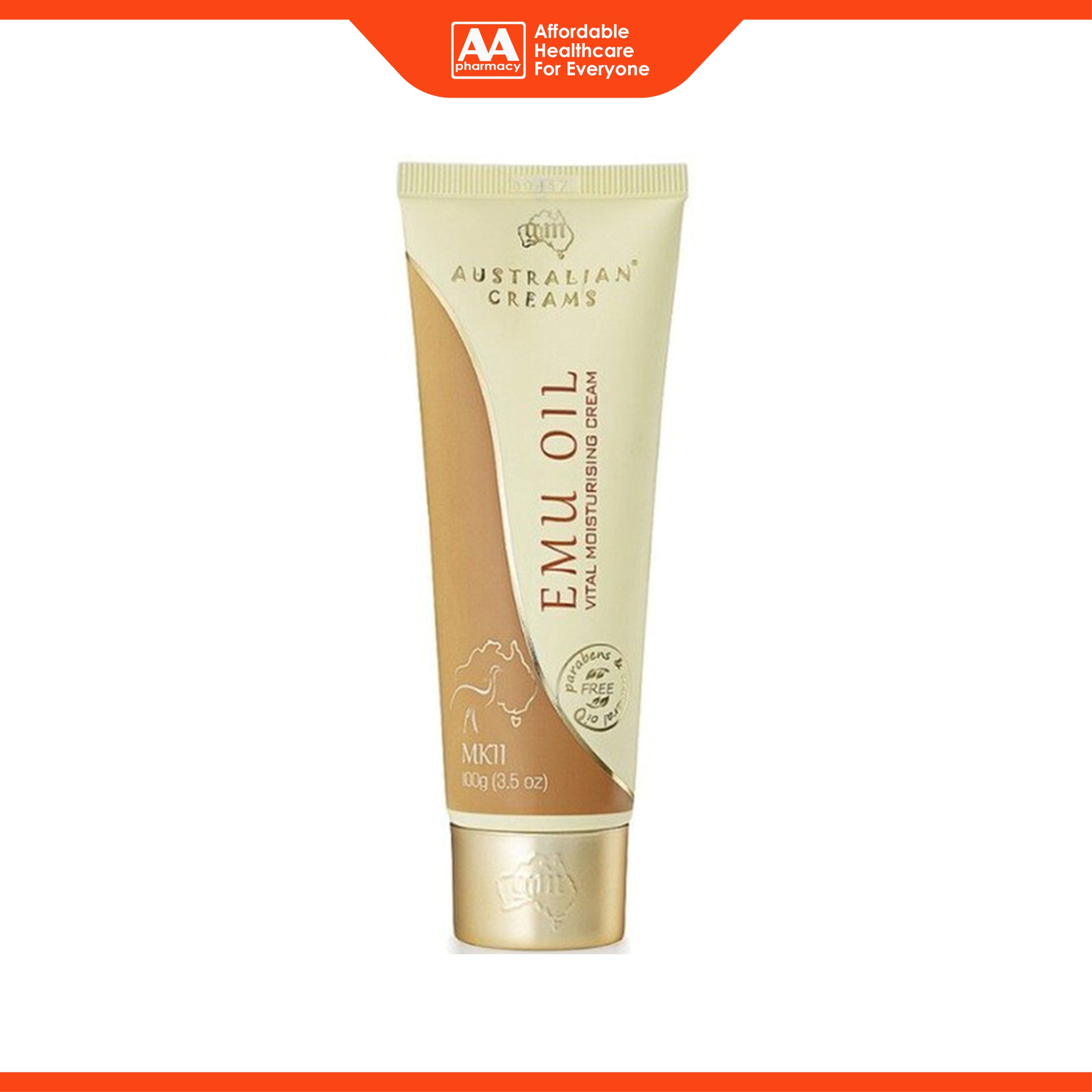 G and M Australian Cream Emu Oil Vital Moisturising Cream (100g)