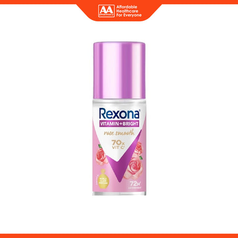 Rexona Vitamin + Bright Antiperspirant Roll On (Rose Smooth) 45mL