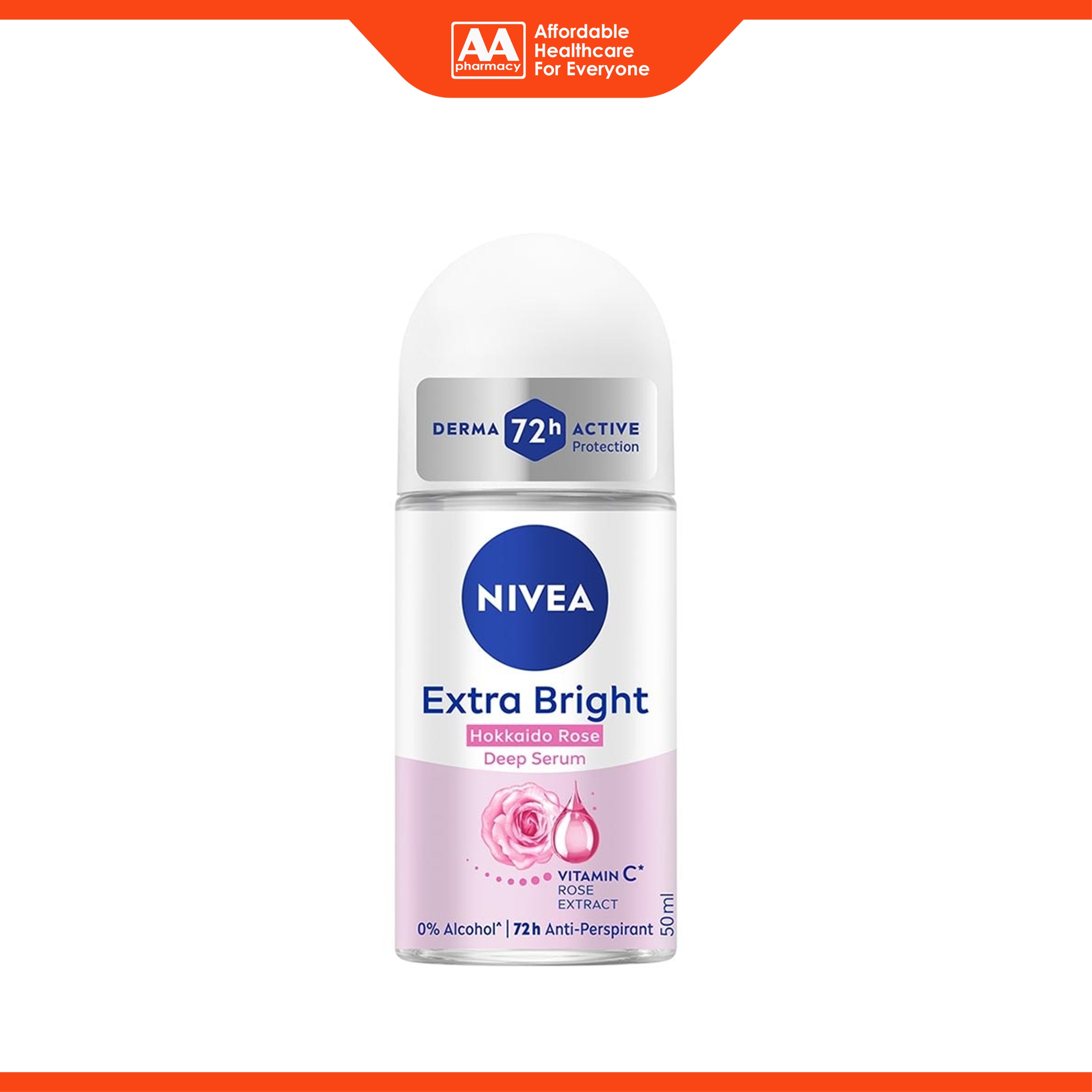 Nivea Deodorant Female Hokkaido Rose Roll On 50ml