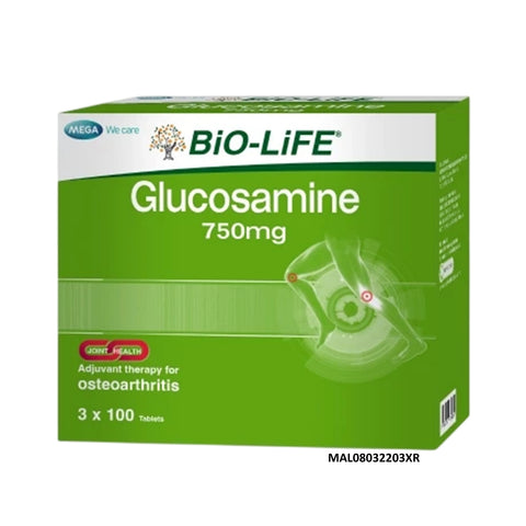 Bio-Life Glucosamine 750mg Tablet 3x100's