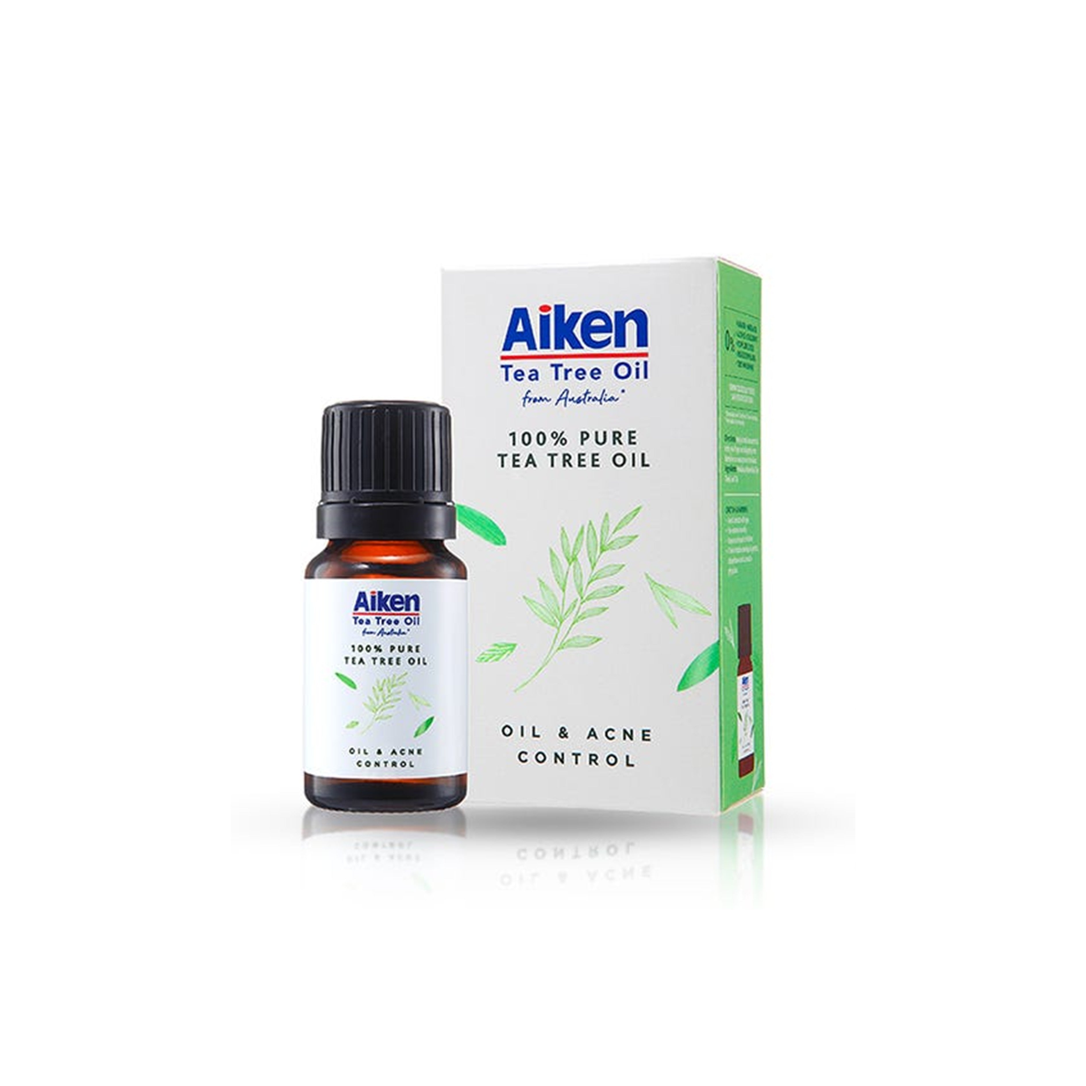 Aiken 100% Pure Tea Tree Oil (10ml) - Oil and Acne Control
