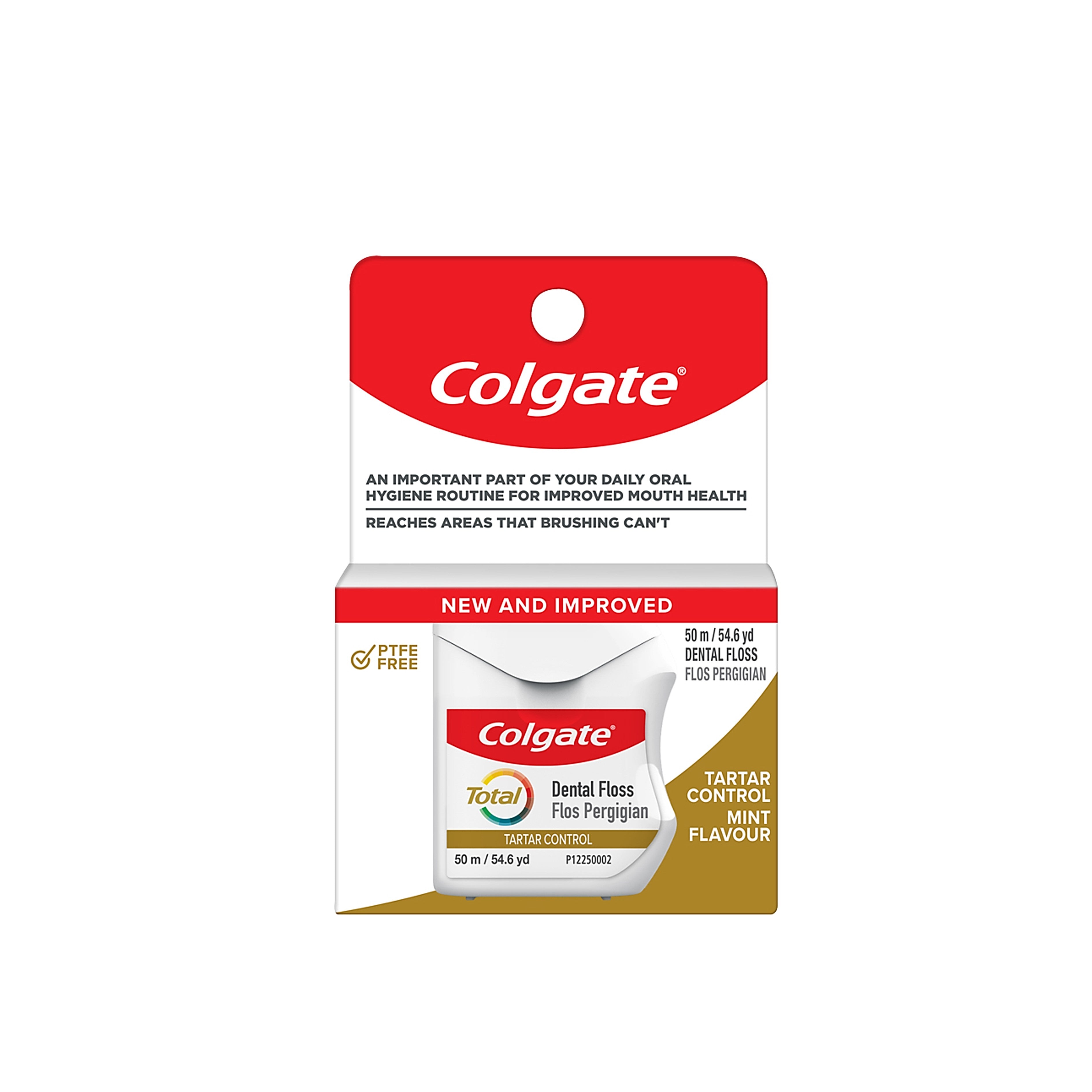 Colgate Total Tartar Control Mint Flavour Dental Floss 50m