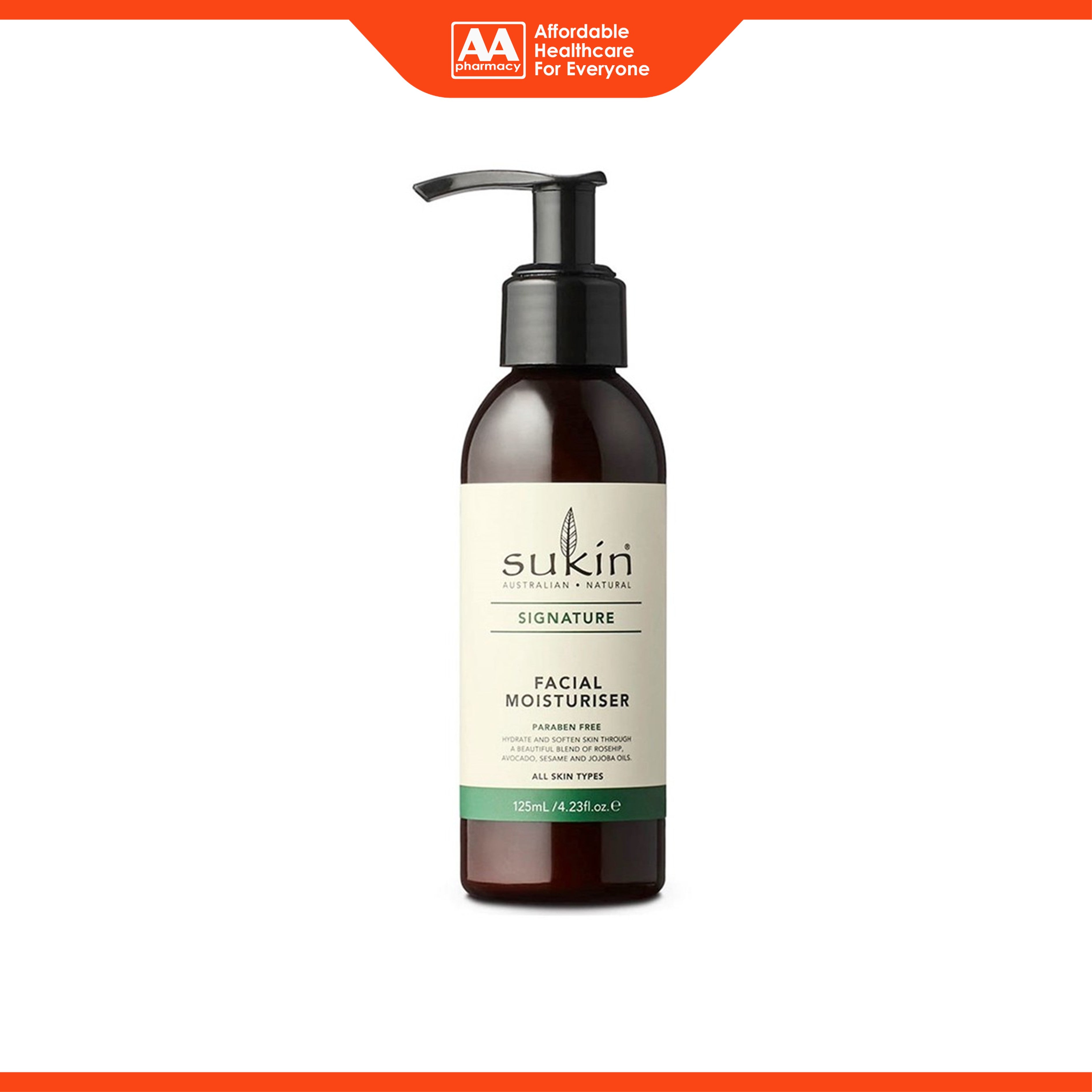 Sukin Signature Facial Moisturiser (125ml)
