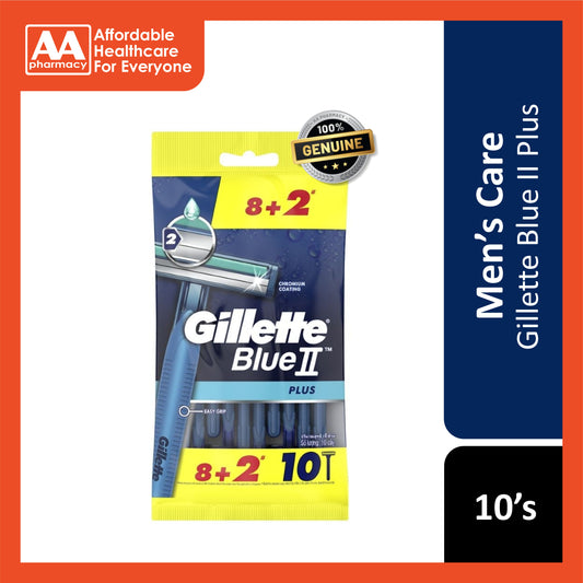Gillette Blue II Plus Disposable Razor 8+2's
