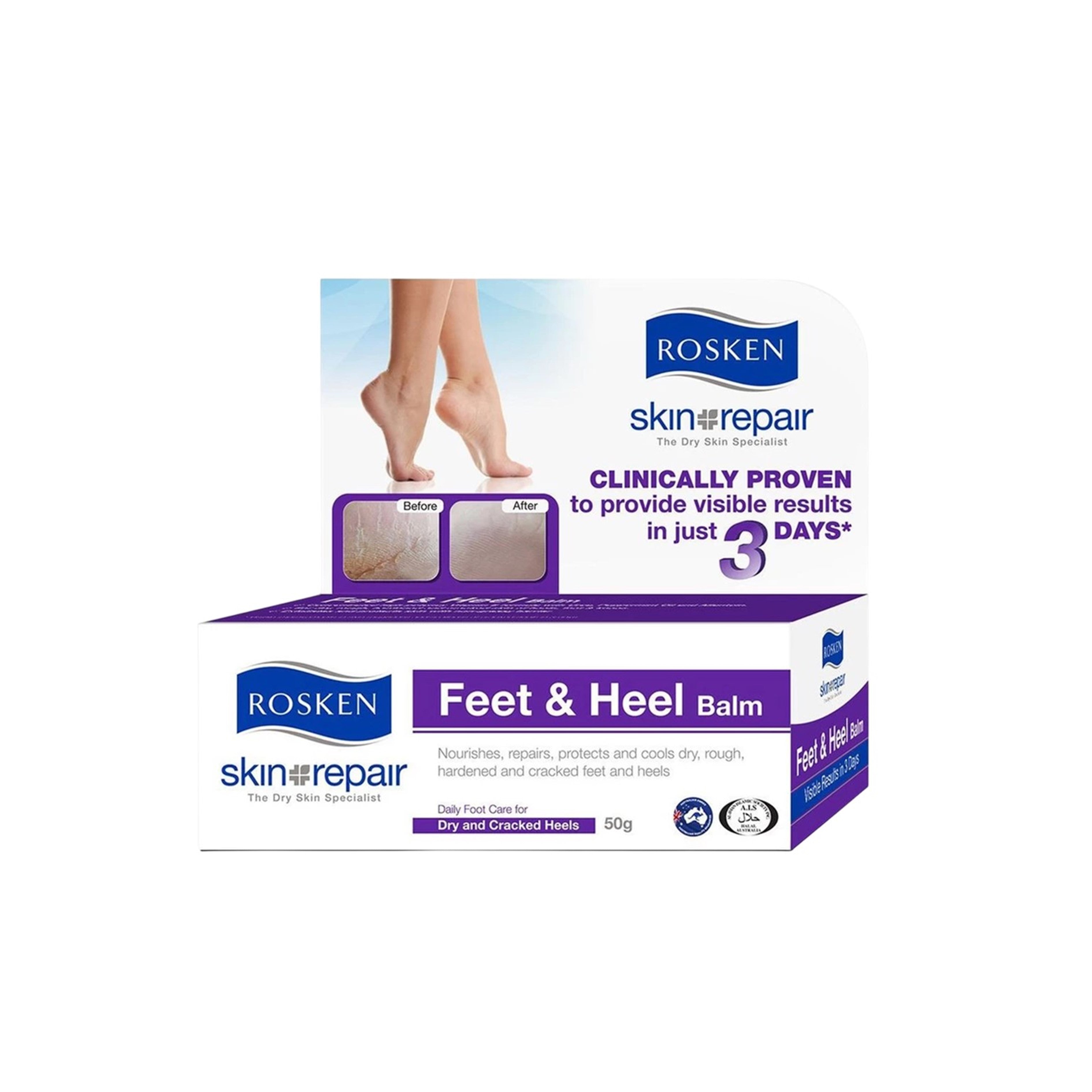 Rosken Skin Repair Feet and Heel Balm 50g - Main Image