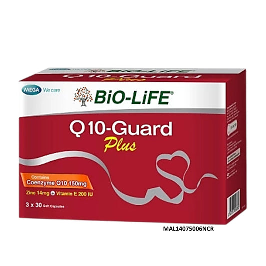 Bio-Life Q10-Guard Plus 150mg Soft Capsule 3x30's