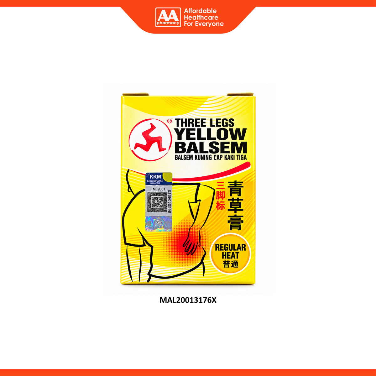 3 Legs Yellow Balsem - Regular Heat (20g)