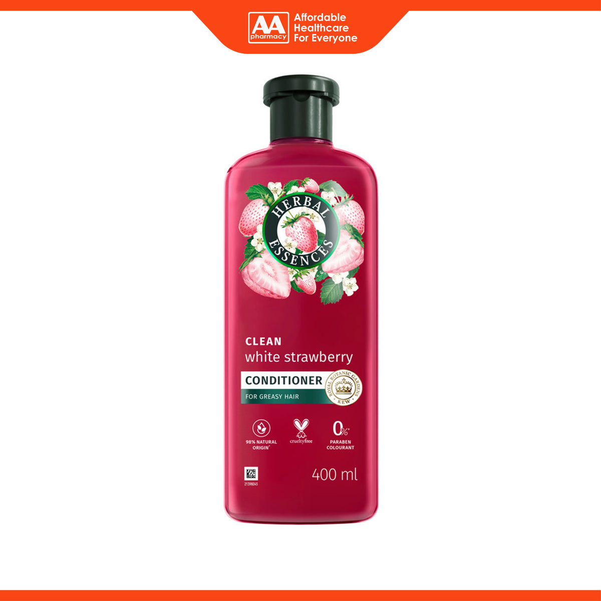 Herbal Essences Conditioner - White Strawberry, Clean (400ml)