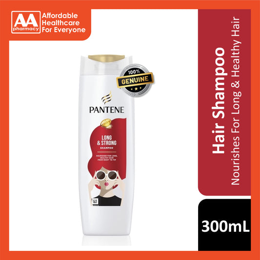 Pantene Pro-Vitamin Shampoo (Long and Strong) 300mL