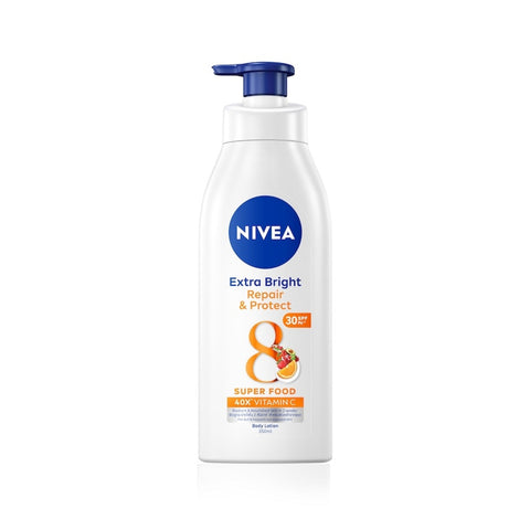 Nivea Body Lotion (Extra Bright, Repair and Protect with SPF 30 PA++) 350mL