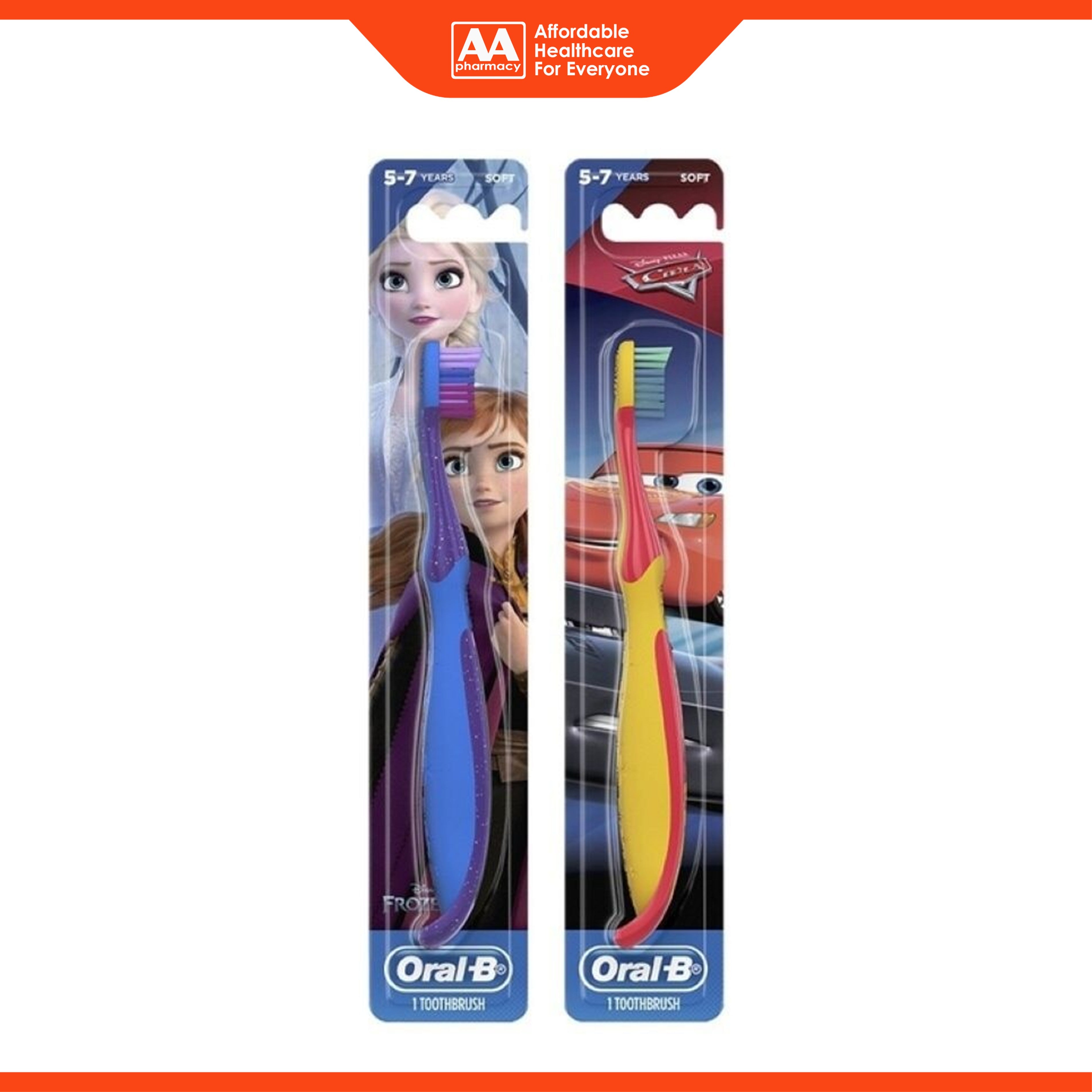 Oral-B Kids Toothbrush (Stage 3, Soft) 1's (For Children 5-7 Years)