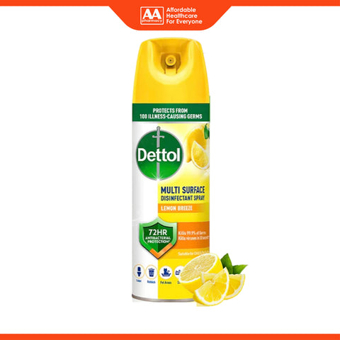 Dettol Multi-Surface Disinfectant Spray (Lemon Breeze) 450mL