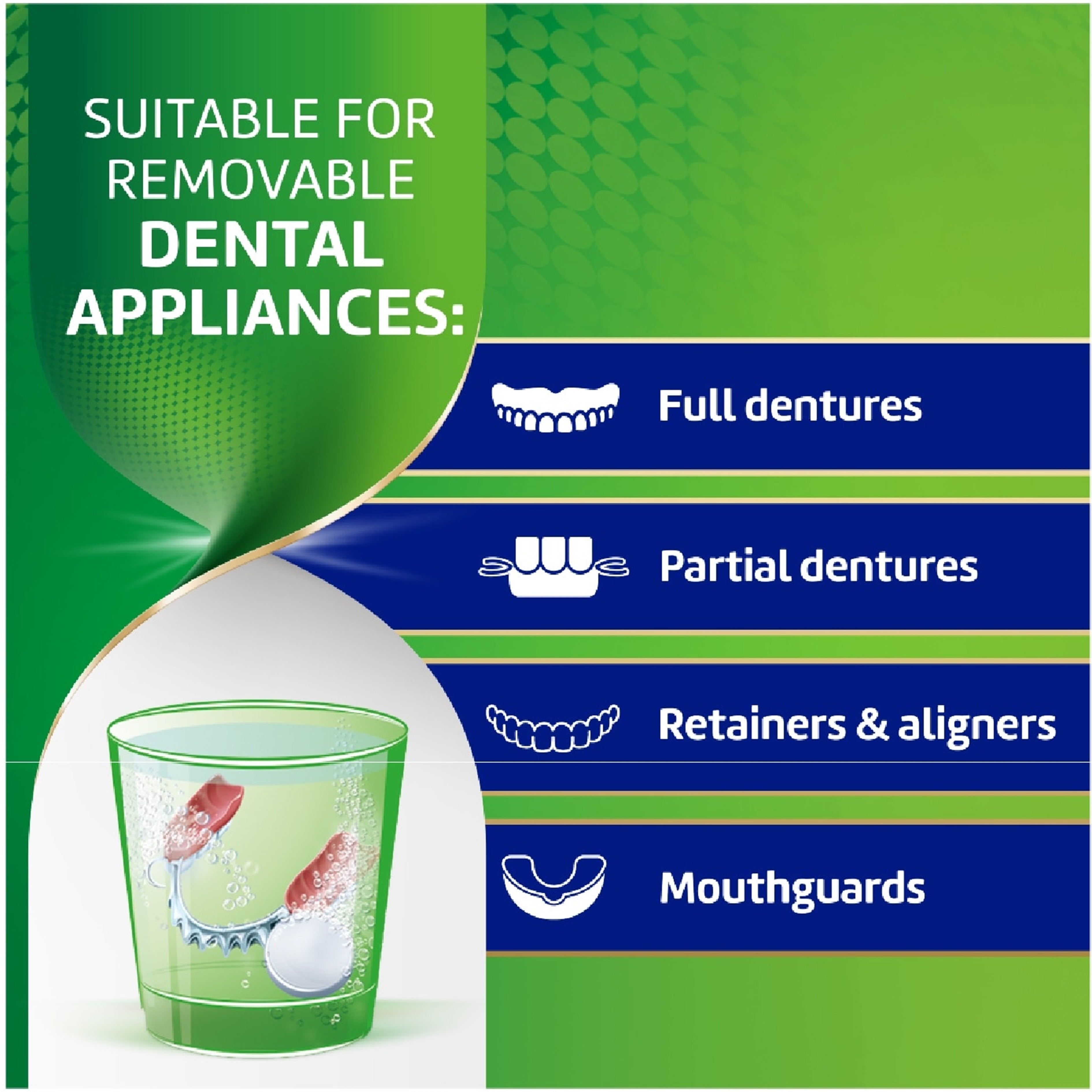 Polident Daily Denture Cleanser Tablet - Whitening (36's)