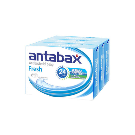 Antabax Antibacterial Bar Soap (Fresh) 75gx4's [Value Pack]