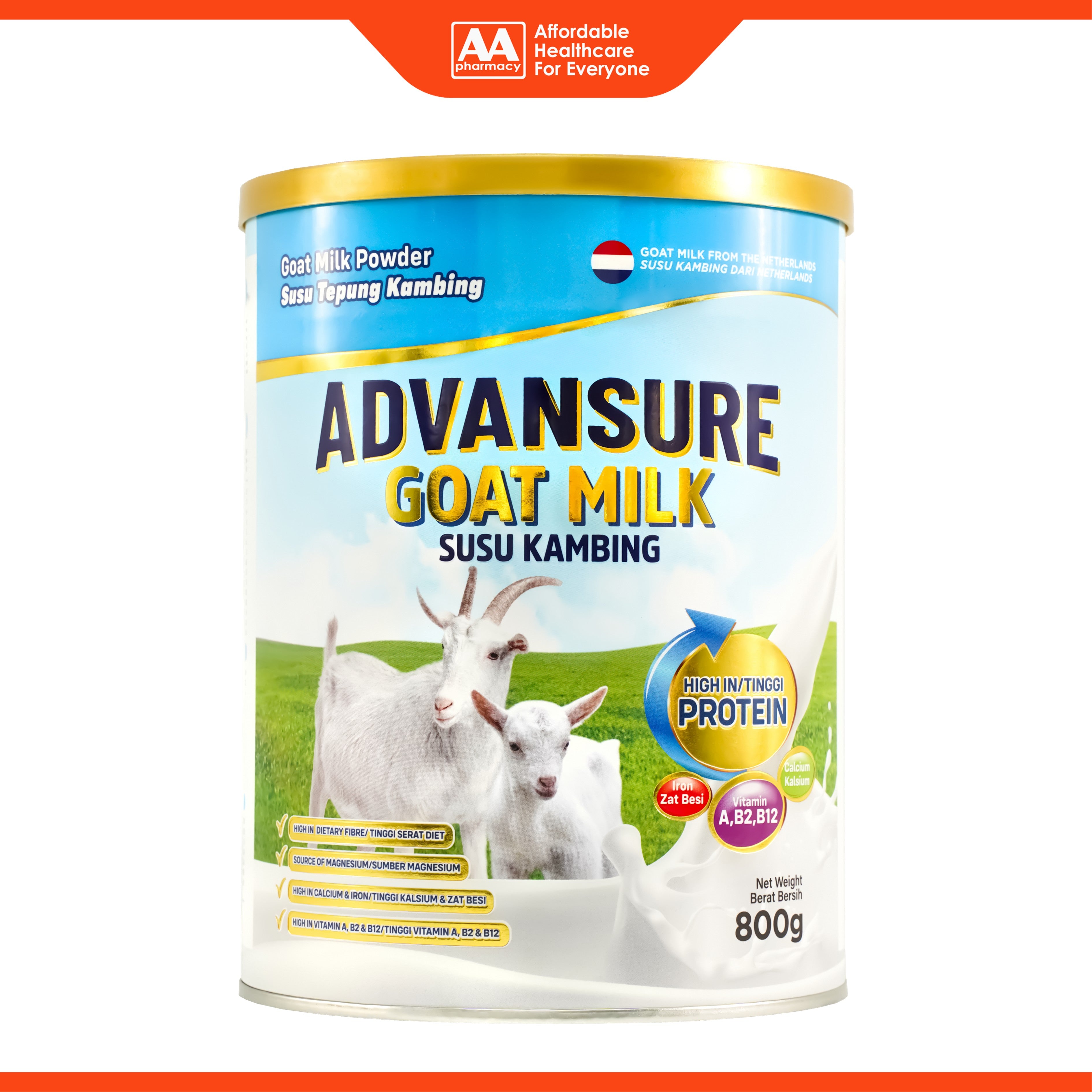 Advansure Goat Milk Powder 800g