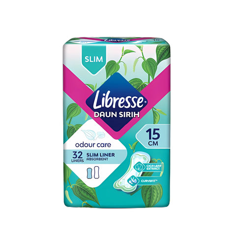 Libresse Odour Care Slim Panty Liner 15cm 32's