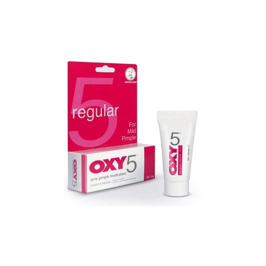 Oxy 5 Regular (5% Benzoyl Peroxide) Acne Pimple Lotion 10g (For Mild Pimple)