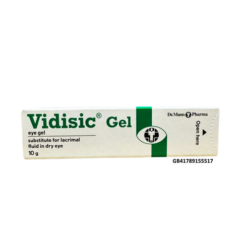 Vidisic Eye Gel 10g (Substitute for Lacrimal Fluid in Dry Eye)