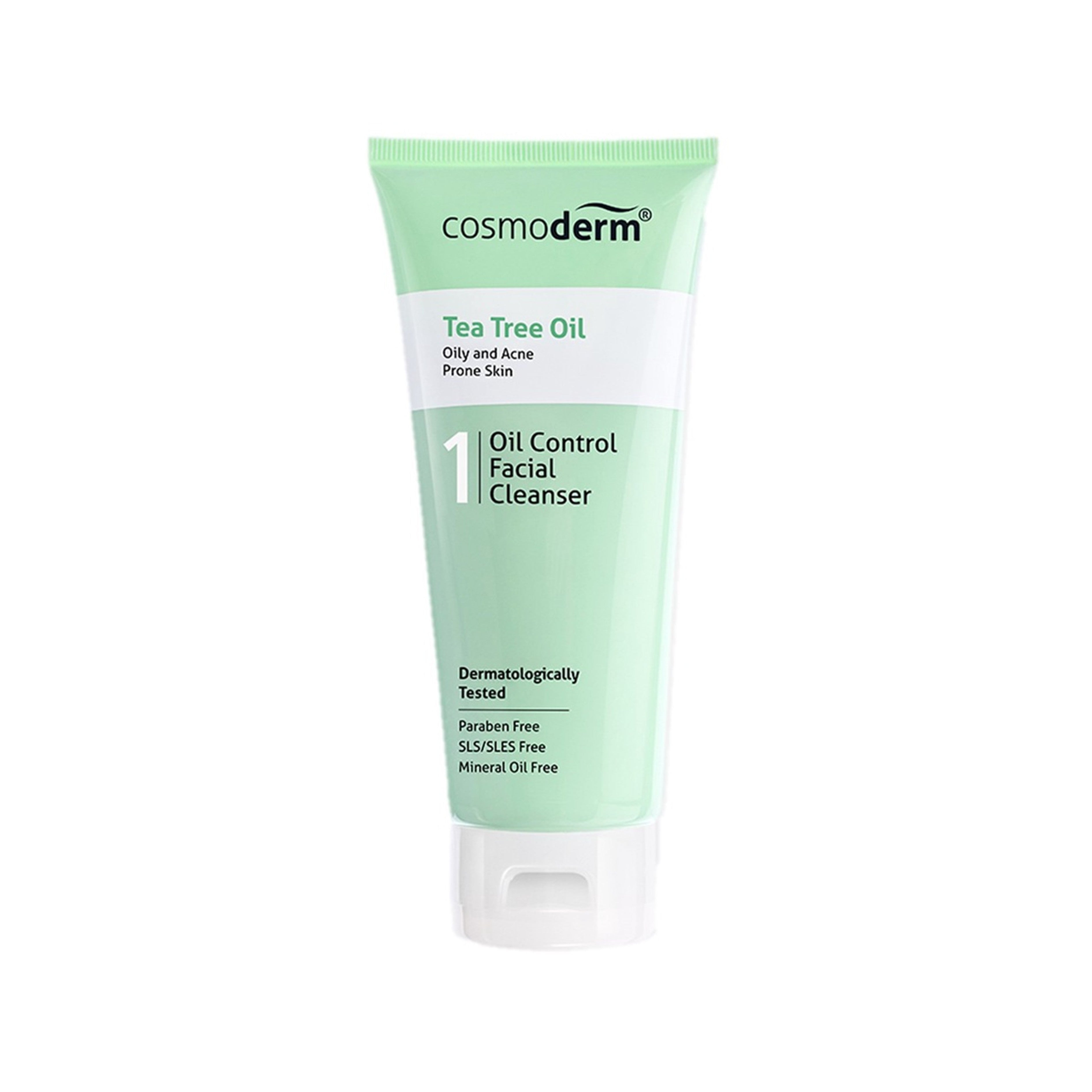 Cosmoderm Tea Tree Oil Oil Control Facial Cleanser (125ml)