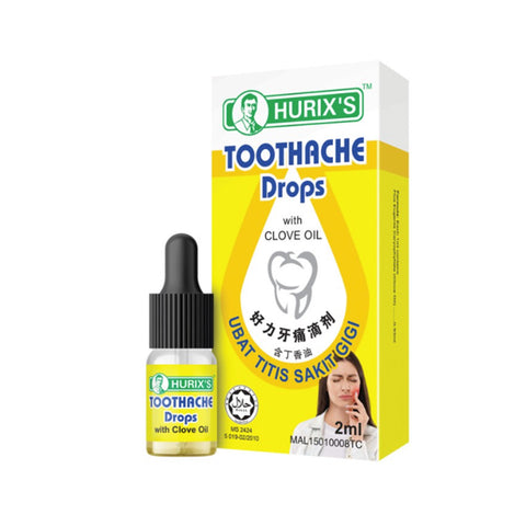 Hurix's Toothache Drops (Clove Oil) 2mL