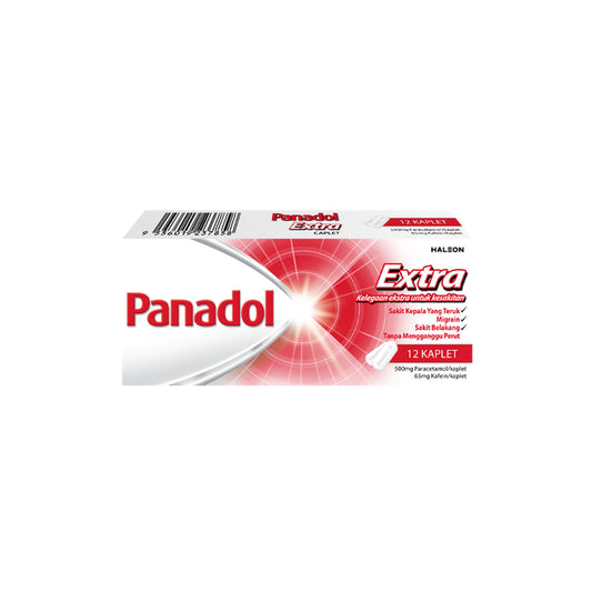 Panadol Extra (Paracetamol 500mg/Caffeine 65mg) Caplet 2x6's