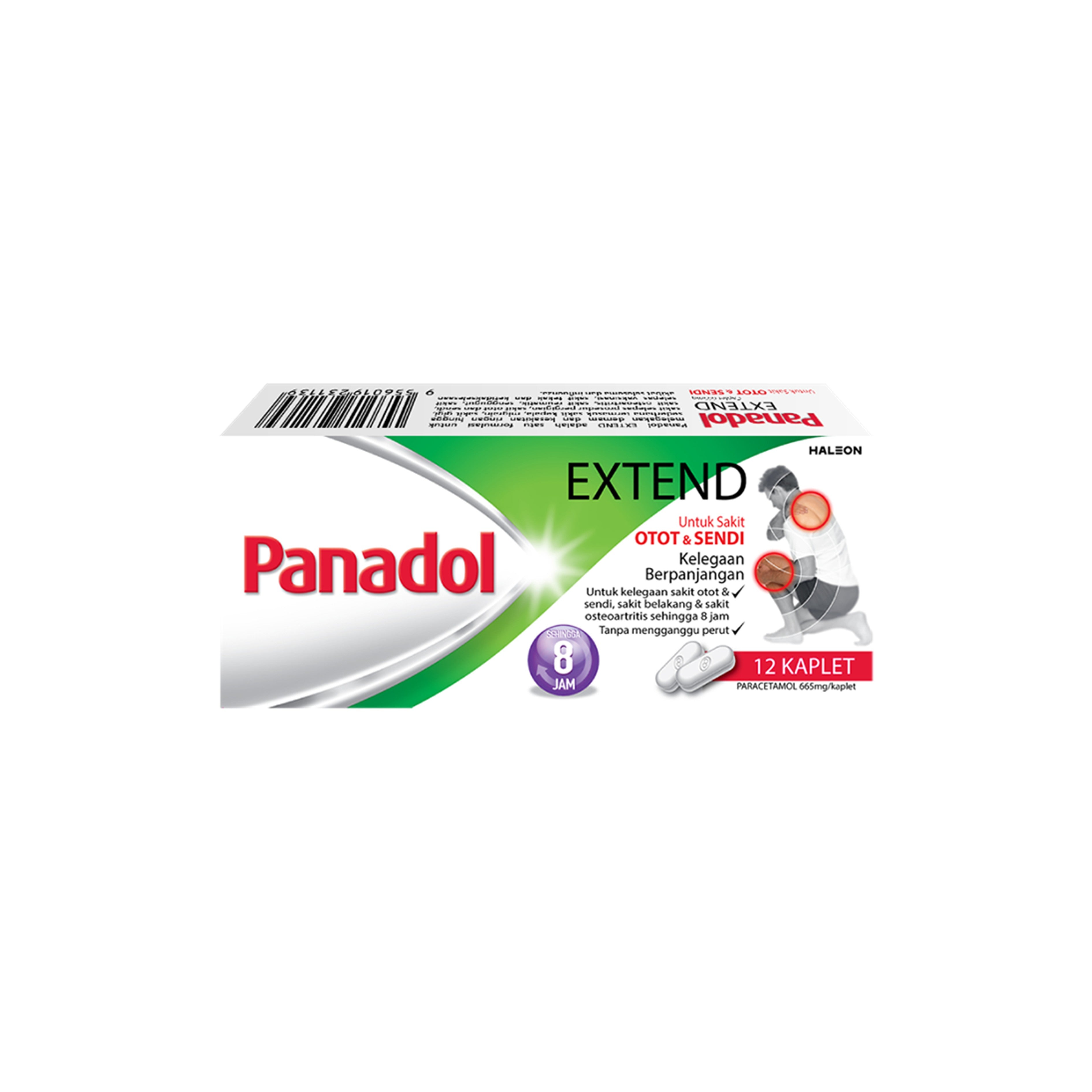 Panadol Extend 665mg Caplet 2x6's