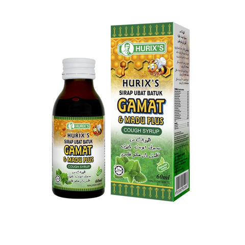 Hurix's Gamat and Madu Plus Cough Syrup 60mL