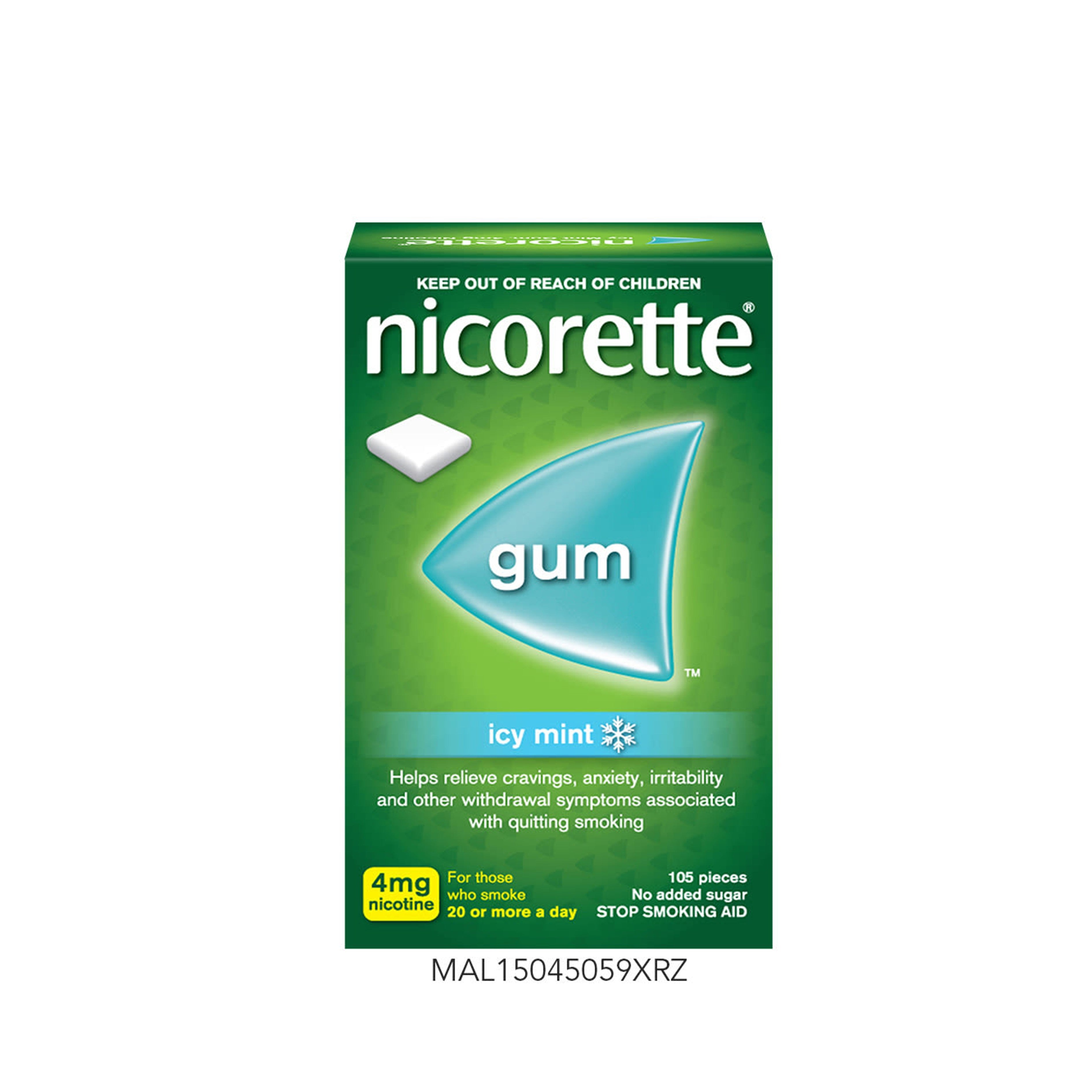 Nicorette Icy Mint 4mg Gum (105's)