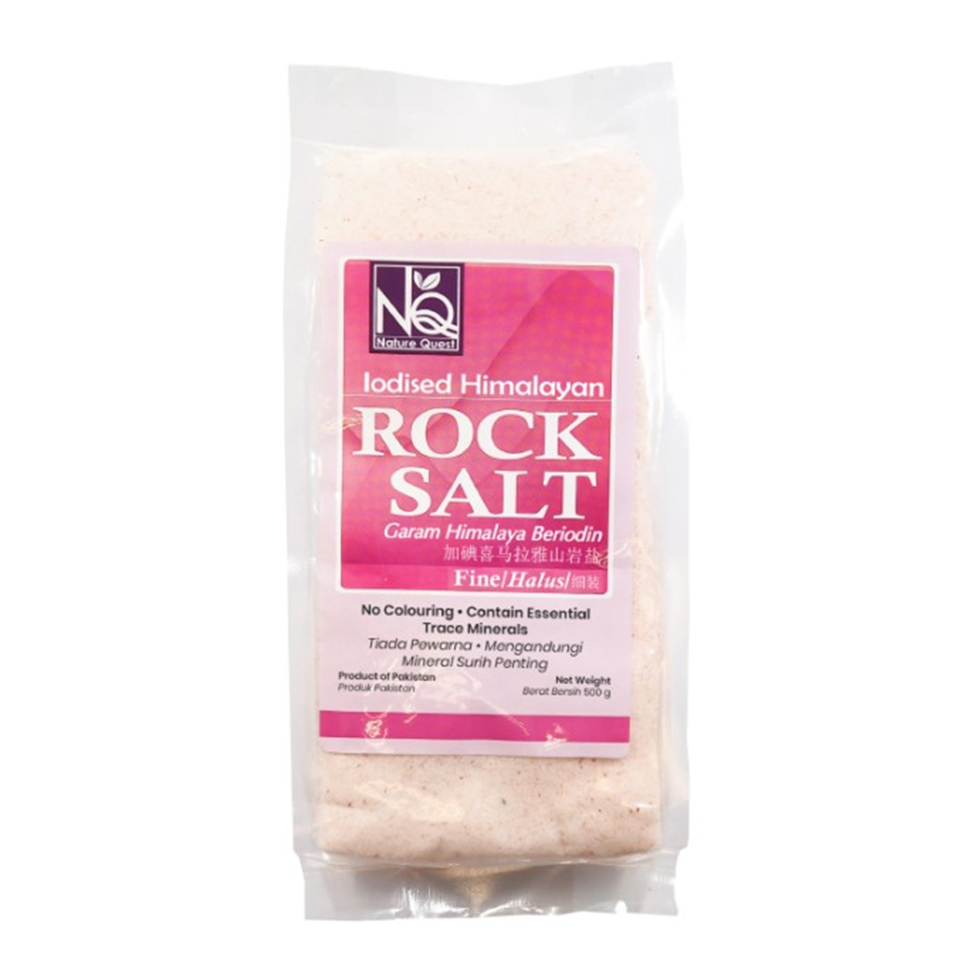 Country Farm Iodised Himalayan Rock Salt (Fine) 500g (Refill Pack)