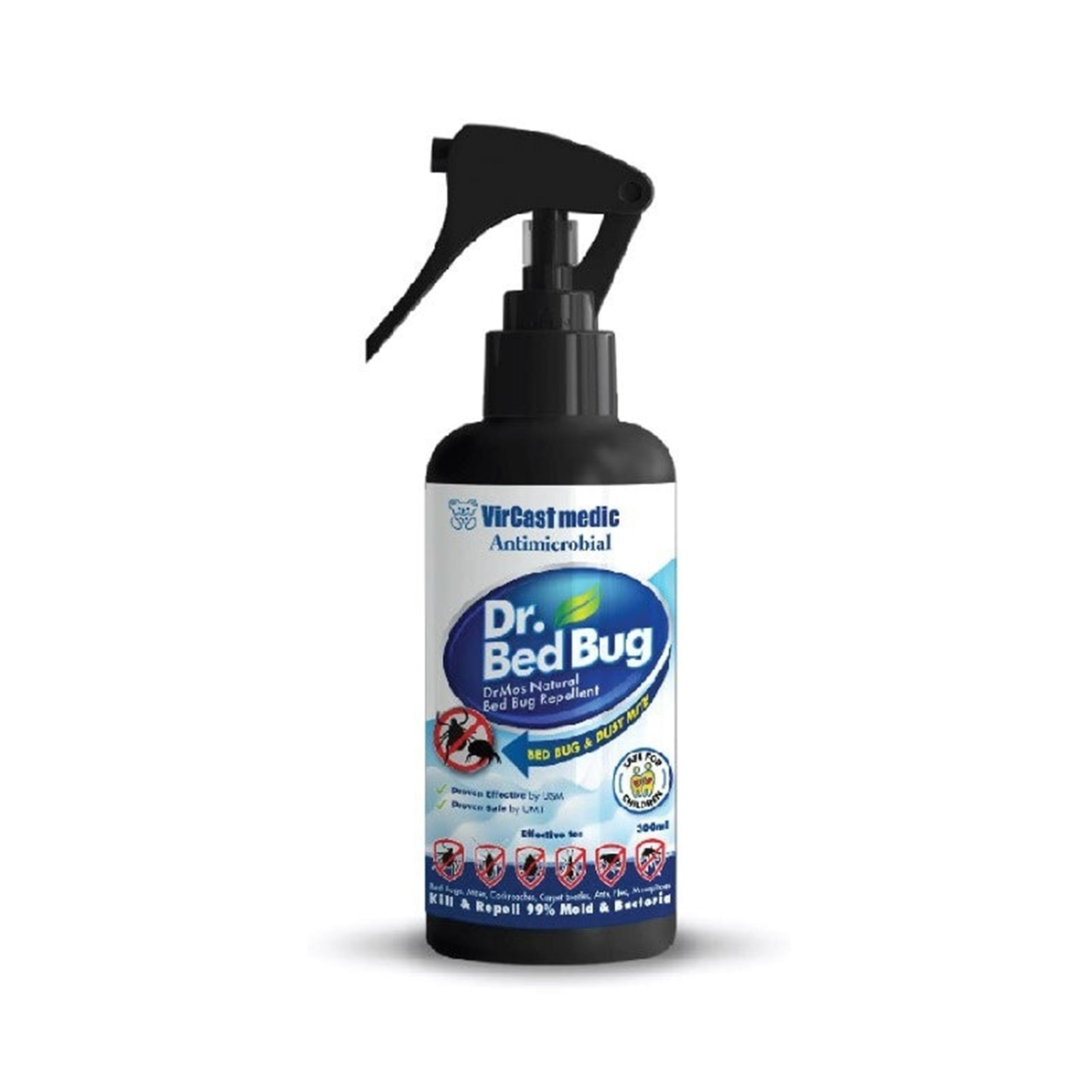 VirCast Medic Antimicrobial Dr. Bed Bug Natural Bed Bug and Dust Mite Repellent Spray 300mL