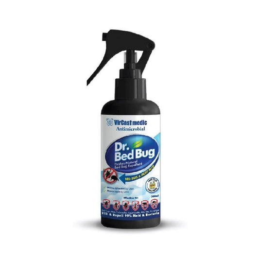 VirCast Medic Antimicrobial Dr. Bed Bug Natural Bed Bug and Dust Mite Repellent Spray 300mL