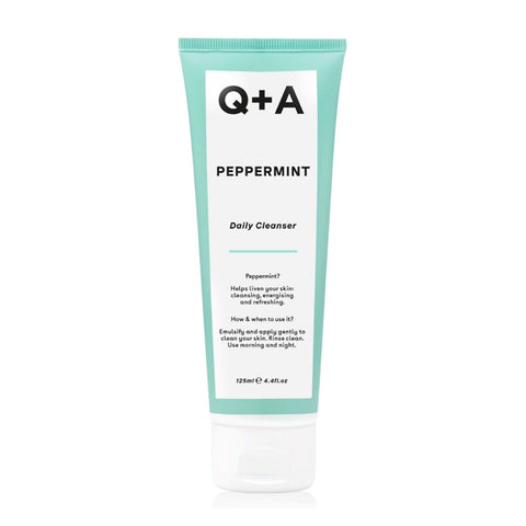 Q+A Peppermint Daily Cleanser 125mL