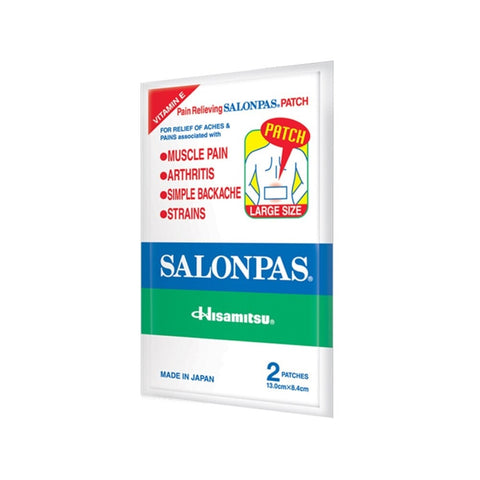 Salonpas Pain Relieving Patch 13cm x 8.4cm 2's