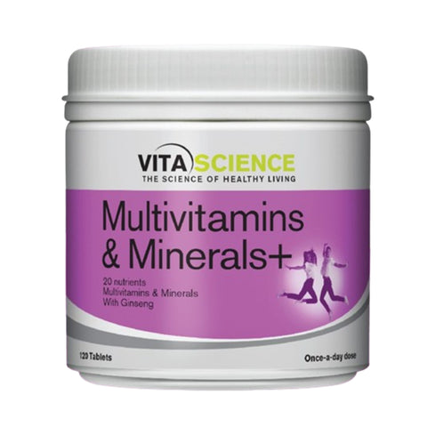 VitaScience Multivitamin and Minerals+ Tablets 120's