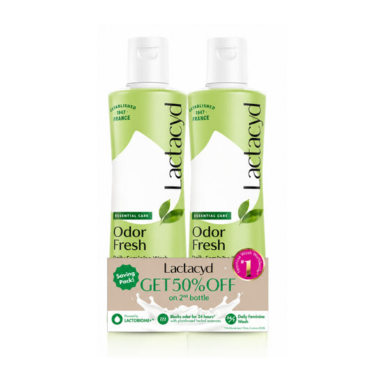 Lactacyd Odor Fresh Daily Feminine Wash 250mLx2's