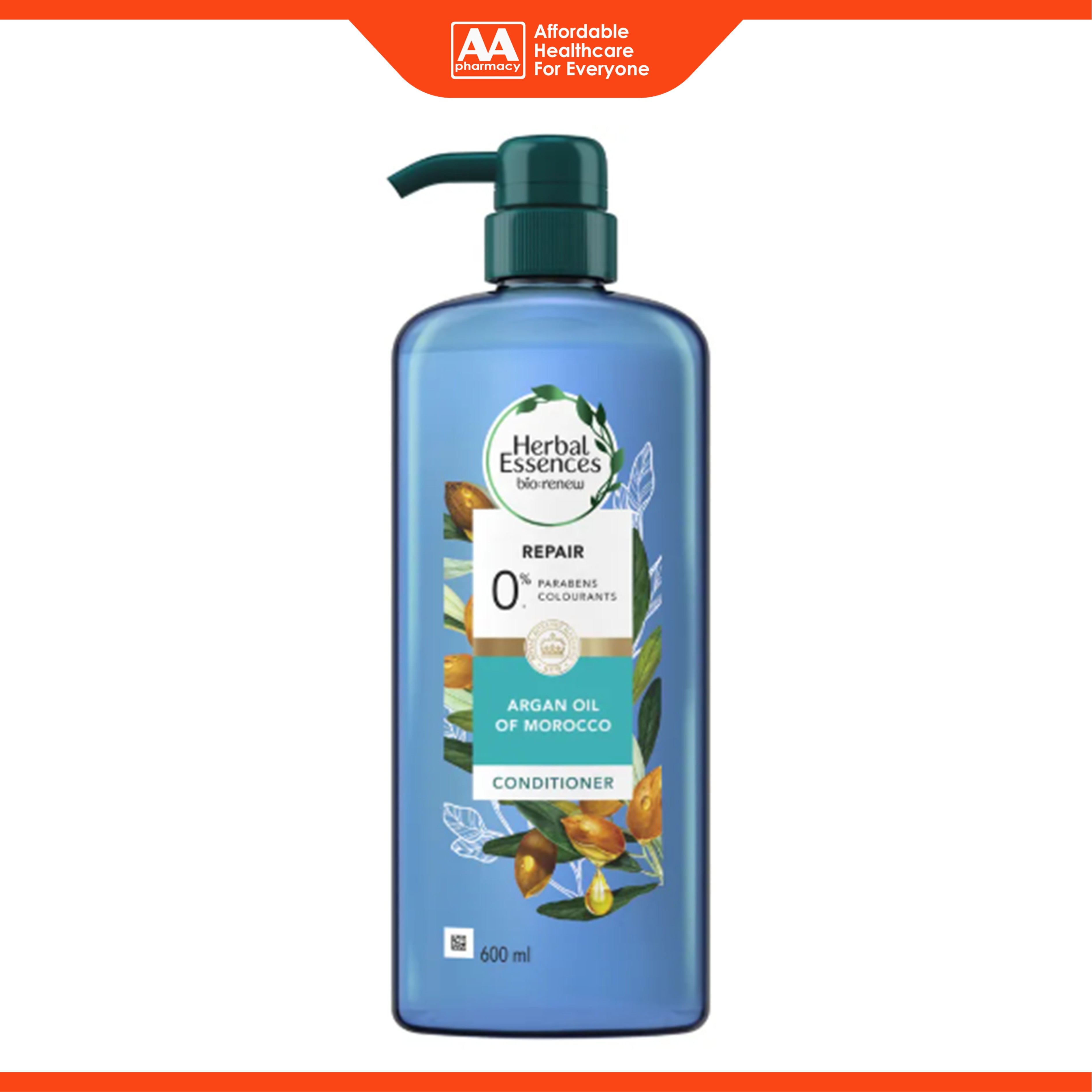 Herbal Essences bio:renew Conditioner - Argan Oil Of Morocco, Repair (600ml)