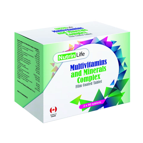 Nutrinlife Multivitamins And Minerals Complex Film Coated Tablet 90's X2