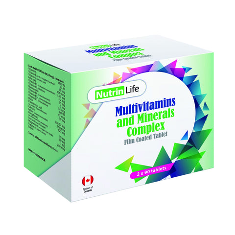 NutrinLife Multivitamins And Minerals Complex Film Coated Tablet 2x90's