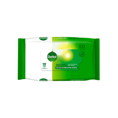 Dettol (Original) Anti-Bacterial Wet Wipes 50's