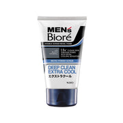 Men's Bioré Double Scrub Facial Foam (Deep Clean Extra Cool) 100g