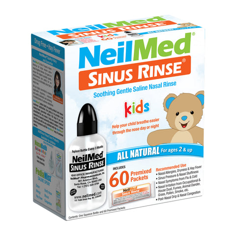 NeilMed Sinus Rinse Paediatric (2 Years+) Starter Kit 60's