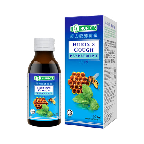 Hurix's Cough Peppermint Plus Syrup 100mL