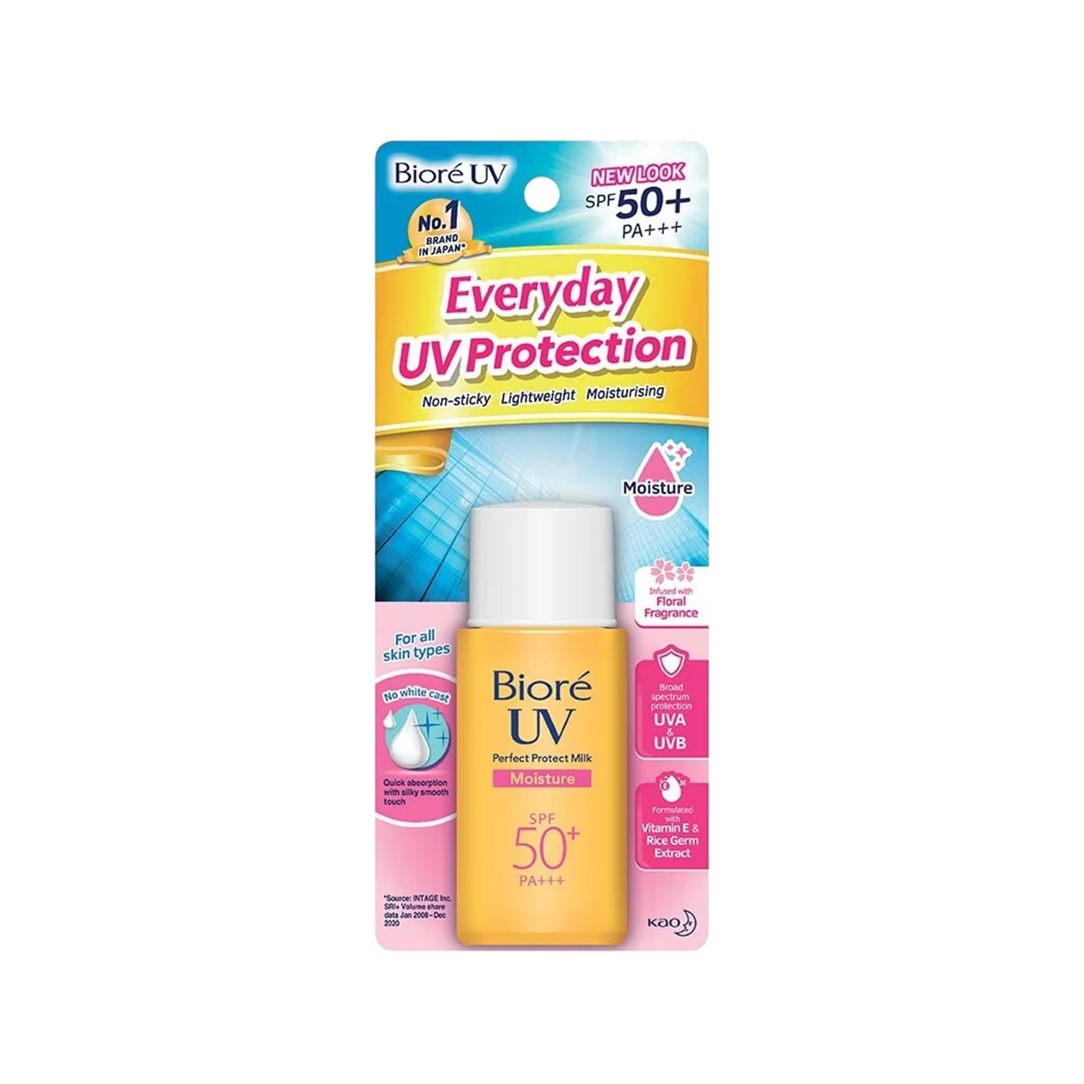 Bioré UV Perfect Protect Milk (Moisture) SPF50+ PA+++ 25mL