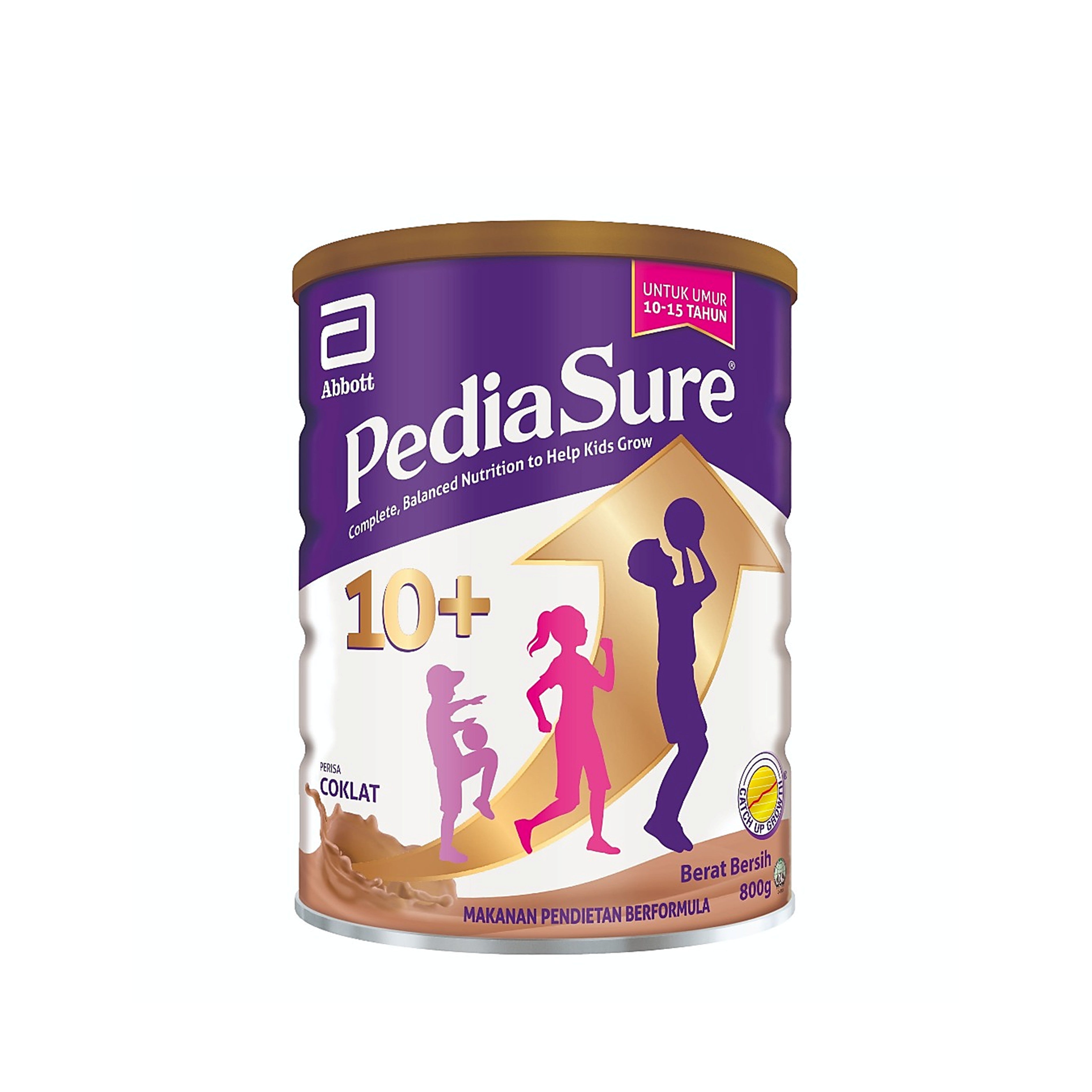 PediaSure 10+ Complete, Balanced Nutrition For Children 10-15 Years - Chocolate (800g)